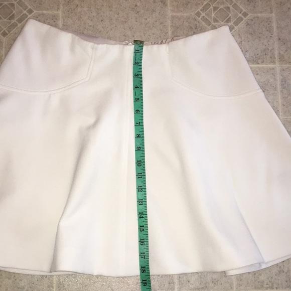 Lela Rose cream color fluted fit n flare mini - Picture 7 of 8